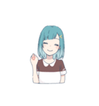 チョコミントちゃんとお友達（個別スタンプ：14）