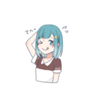 チョコミントちゃんとお友達（個別スタンプ：19）
