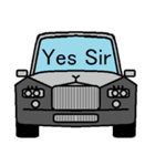 クールな車の顔スタンプ Ver.1（個別スタンプ：2）