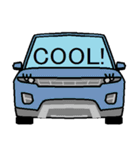クールな車の顔スタンプ Ver.1（個別スタンプ：34）