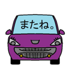 クールな車の顔スタンプ Ver.1（個別スタンプ：40）