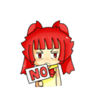 Summer in twintail（個別スタンプ：10）