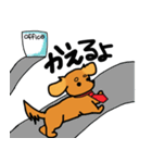 愛犬ティンクと仲良し亀さん（個別スタンプ：5）