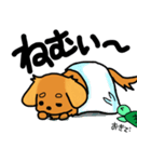 愛犬ティンクと仲良し亀さん（個別スタンプ：8）