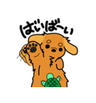 愛犬ティンクと仲良し亀さん（個別スタンプ：10）