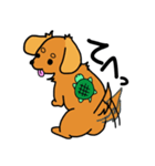 愛犬ティンクと仲良し亀さん（個別スタンプ：32）