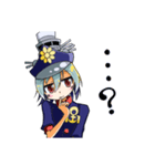 海戦キャラ。みくにちゃん（個別スタンプ：8）