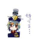 海戦キャラ。みくにちゃん（個別スタンプ：15）