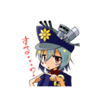 海戦キャラ。みくにちゃん（個別スタンプ：17）
