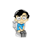 My busy boss（個別スタンプ：18）