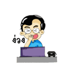 My busy boss（個別スタンプ：27）