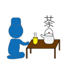 Toilet lady and gentleman 's daily life（個別スタンプ：12）