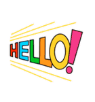 感情豊かな文字達（個別スタンプ：9）