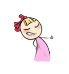 Gold hair（個別スタンプ：2）