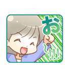 会話ができる彩ちゃんスタンプ（個別スタンプ：9）