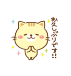 ▶︎可愛く動く！ゆるねこ その1【敬語】（個別スタンプ：10）