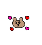 ゆるゆるくまたん（個別スタンプ：21）
