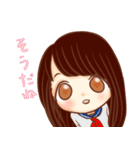 ほめ上手な女の子スタンプ（個別スタンプ：15）