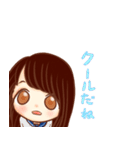 ほめ上手な女の子スタンプ（個別スタンプ：40）