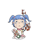 Cute Orchid girl（個別スタンプ：8）