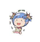 Cute Orchid girl（個別スタンプ：11）