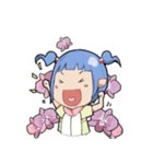 Cute Orchid girl（個別スタンプ：12）