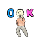 楽しいおじちゃんたち（個別スタンプ：1）