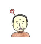 楽しいおじちゃんたち（個別スタンプ：4）