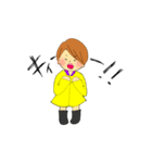 すぐにへそを曲げるまげさん（個別スタンプ：6）