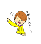 すぐにへそを曲げるまげさん（個別スタンプ：12）