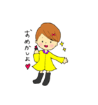 すぐにへそを曲げるまげさん（個別スタンプ：16）
