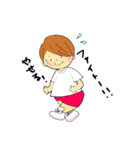 すぐにへそを曲げるまげさん（個別スタンプ：17）