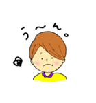 すぐにへそを曲げるまげさん（個別スタンプ：22）