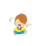 すぐにへそを曲げるまげさん（個別スタンプ：32）