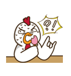 Mr. White Chicken（個別スタンプ：19）