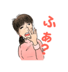 昭和の漫画風キャラちえみのテキトーな挨拶（個別スタンプ：13）