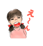 昭和の漫画風キャラちえみのテキトーな挨拶（個別スタンプ：16）