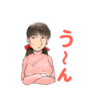 昭和の漫画風キャラちえみのテキトーな挨拶（個別スタンプ：17）