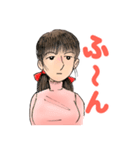 昭和の漫画風キャラちえみのテキトーな挨拶（個別スタンプ：21）