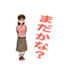 昭和の漫画風キャラちえみのテキトーな挨拶（個別スタンプ：30）