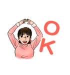 昭和の漫画風キャラちえみのテキトーな挨拶（個別スタンプ：31）