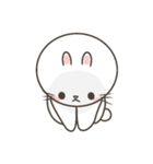 ねこ-うさぎちゃん（個別スタンプ：4）