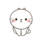 ねこ-うさぎちゃん（個別スタンプ：5）