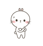 ねこ-うさぎちゃん（個別スタンプ：10）