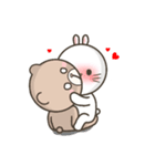 ねこ-うさぎちゃん（個別スタンプ：35）