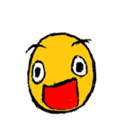 Yellow face man from SmileHaHa Co., Ltd（個別スタンプ：21）