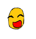 Yellow face man from SmileHaHa Co., Ltd（個別スタンプ：36）