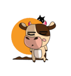 Lovely Halloween-Dairy Cow（個別スタンプ：9）