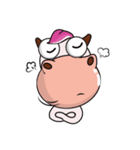 Super Cute Cow with Big Nose（個別スタンプ：25）