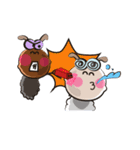 Affectionate Funny Sheep and Friend（個別スタンプ：17）